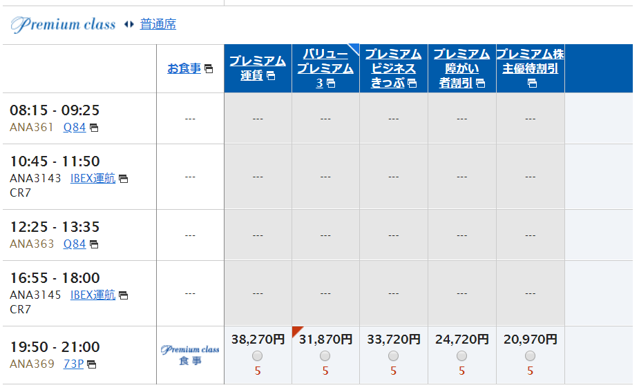 Ana国内線 株主優待券でプレミアムクラスをお得に予約 全日空名古屋 仙台プレミアムクラス搭乗記 Enjoy Travel With Aiai